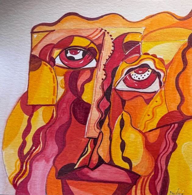 Orange Facia - Faces #12