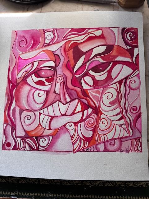 Pink Eye - Faces #1206